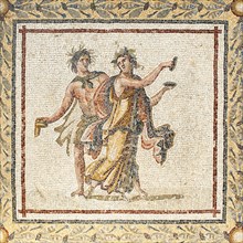 Mosaic of Bacchic dancers