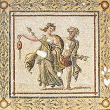 Mosaic of Bacchic dancers