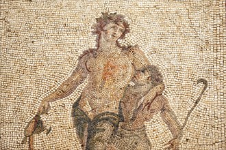 Drunken Dionysus mosaic
