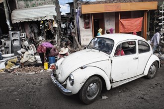 Old Volkswagen Beetle car