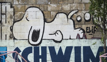 Snoopy graffiti