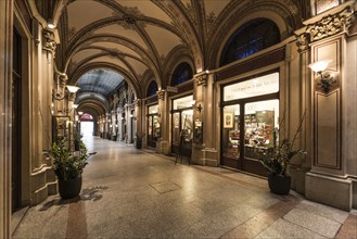 Freyung Passage or Ferstel Passage shopping arcade