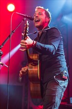 The British singer and songwriter James Morrison live at the Blue Balls Festival