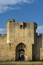 City wall with a city gate