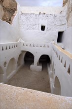 Courtyard in the old town of Ghadames