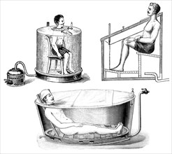 Therapy in a steam box