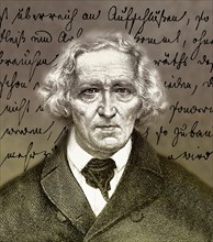 Portrait of Jacob Ludwig Karl Grimm or Carl Grimm