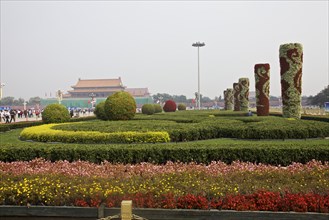Overlooking Tiananmen Square towards the Forbidden City