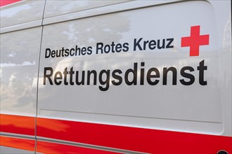 Lettering 'Deutsches Rotes Kreuz