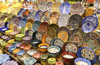 Colourful porcelain bowls