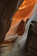Rock formation in Lower Antelope Canyon