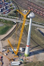 Construction of an Enercon E-112 wind turbine