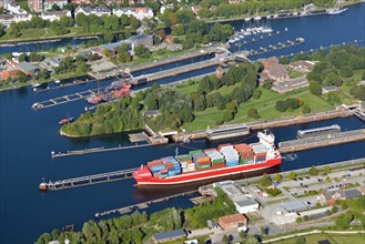 Kiel-Holtenau canal locks