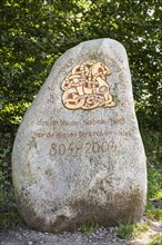 Memorial stone with an inscription