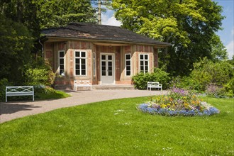 Chinese Tea House in the landscaped park of Tiefurt Mansion