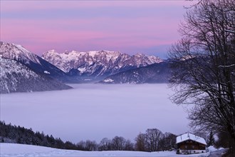 Sea of fog over Berchtesgadener Land