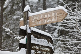 Signpost to the Zauberwald