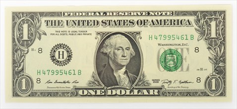 One-U.S. Dollar bill