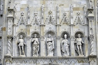 Statues above the entrance portal