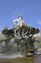 Neptun fountain at Alexanderplatz square