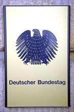 Sign of the German Bundestag