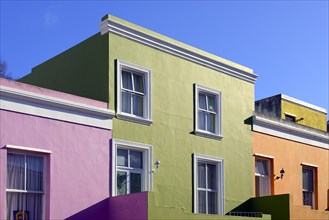 Colorful houses in the Malay Muslim Quarter
