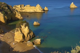 Cliffs at the Praia da Dona Ana beach