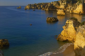 Cliffs at the Praia da Dona Ana beach