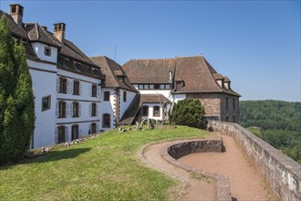 Courtyard of Luetzelstein Castle