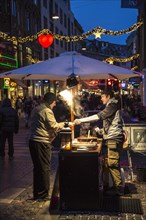 Man selling chestnuts on Stroget