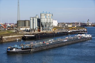 Tanker in Ruhrort Port