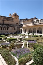 Garden in the courtyard of Fort Amer