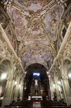 The baroque pilgrimage church of Santa Maria del Monte with the black Madonna on the Sacro Monte di Varese
