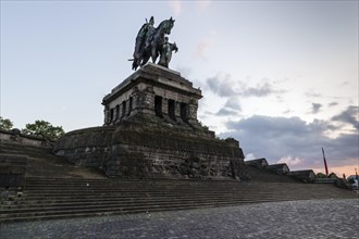 Emperor William I monument at Deutsches Eck or 'German Corner'