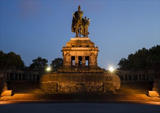 Emperor William I monument at Deutsches Eck or 'German Corner'