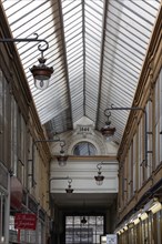 Shopping arcade of 1846 with a glass roof