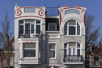 Villas built in the Art Nouveau style