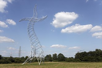 Dancing electricity pylon