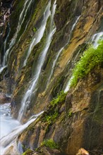 Waterfalls in the Wimbachklamm gorge