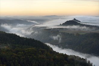 Fog over the Elbe Valley