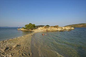 Lagonisi Beach in the evening