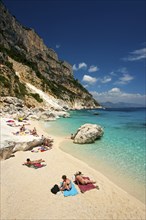 Tourists on the beach