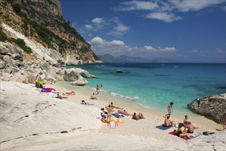 Tourists on the beach