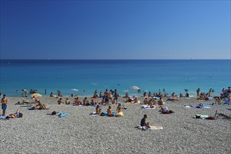 Beach at the Promenade des Anglais