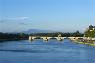 Pont Saint-Benezet bridge over the Rhone River