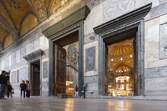 Emperor portal in the narthex