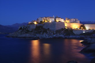 Citadel of Calvi at night