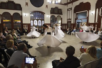Whirling Dervishes dancing the Sema