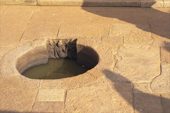 Waterhole in the Shore Temple of Mahabalipuram