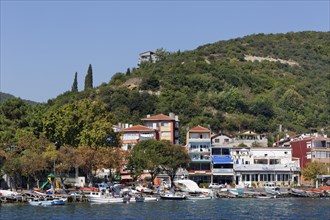 Village of Rumeli Kavagi with the Bosphorus or Bosporus